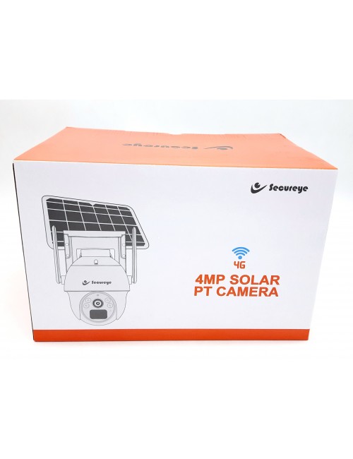 SECUREYE 4MP IP OUTDOOR CAMERA 4G SOLAR WITH NIGHT COLOUR VISION (2 WAY AUDIO)