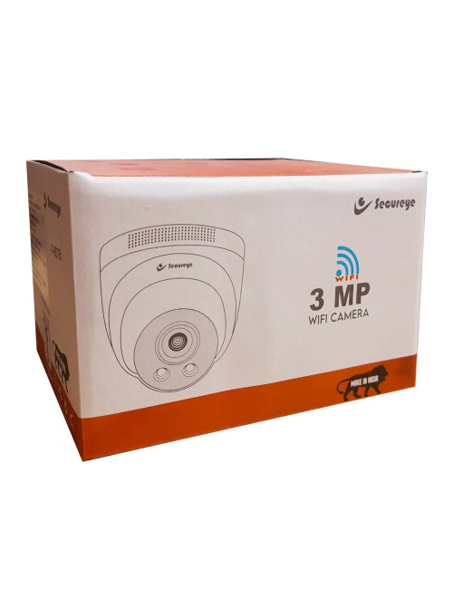 SECUREYE 3MP IP WIFI DOME CAMERA COLOR WITHOUT 4G (2 WAY AUDIO) (SIP-3HD-WIRG-W)