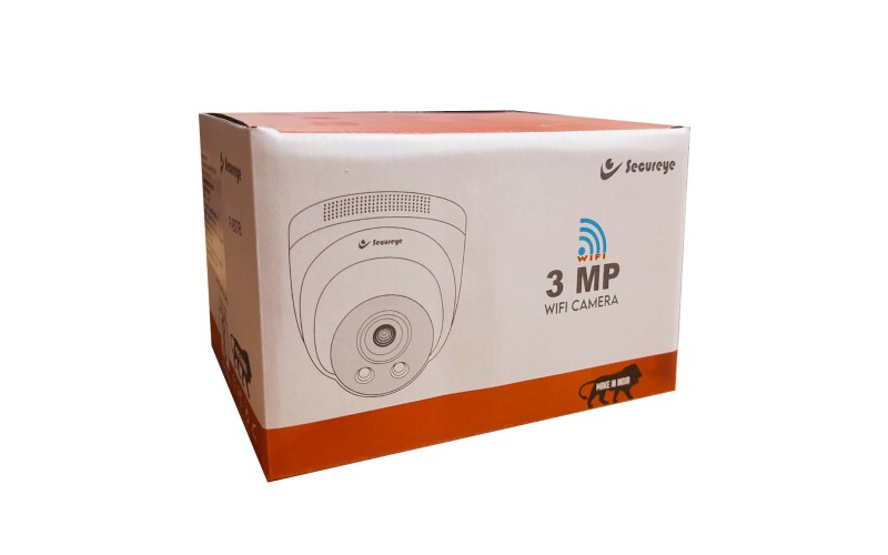 SECUREYE 3MP IP WIFI DOME CAMERA COLOR WITHOUT 4G (2 WAY AUDIO) (SIP-3HD-WIRG-W)